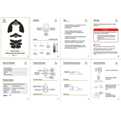 EMS Abdominal Muscle Stimulator Fitness-5