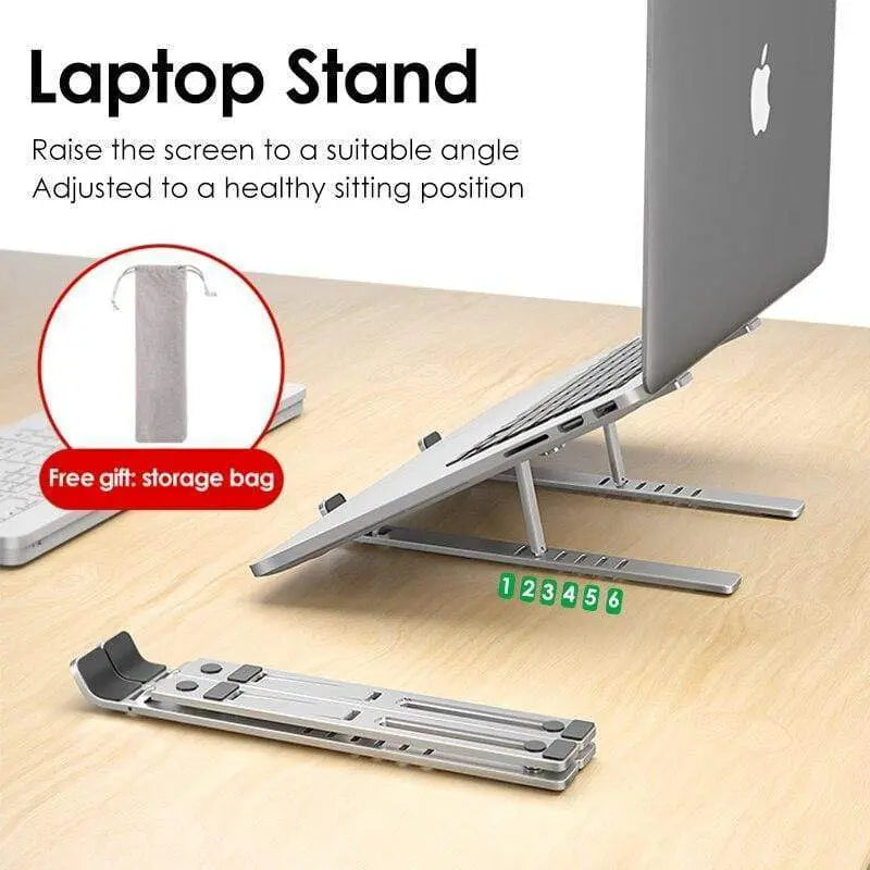 Adjustable Aluminum Laptop Riser – X Style Home Essentials-8