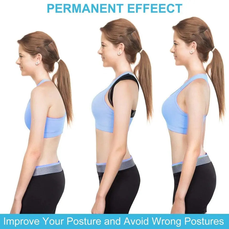 Adjustable Back Posture Corrector Belt Fitness-5