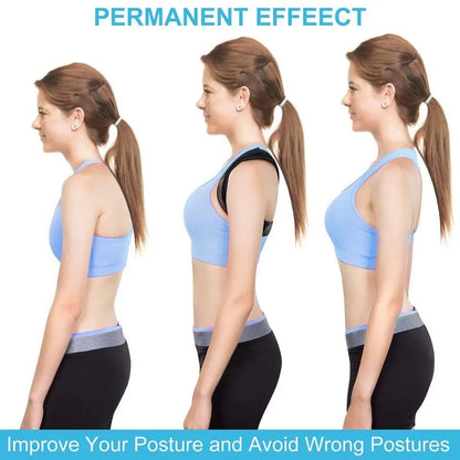 Adjustable Back Posture Corrector Belt Fitness-5