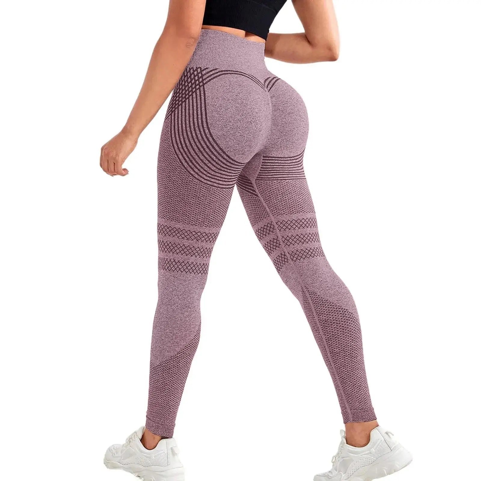 Legging violet anti-cellulite femme – legging push-up et modelant2
