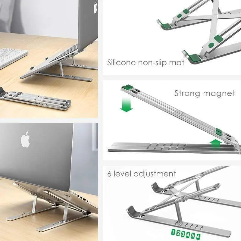 Adjustable Aluminum Laptop Riser – X Style Home Essentials-8