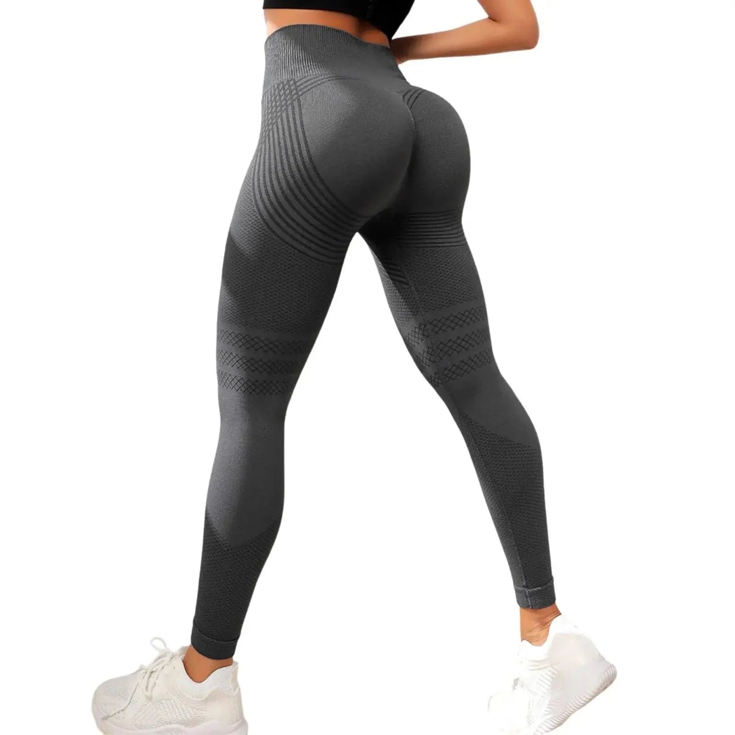 Legging push-up beige femme – effet galbant et anti-cellulit