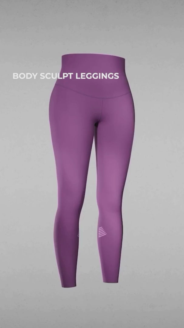Legging violet anti-cellulite femme – legging push