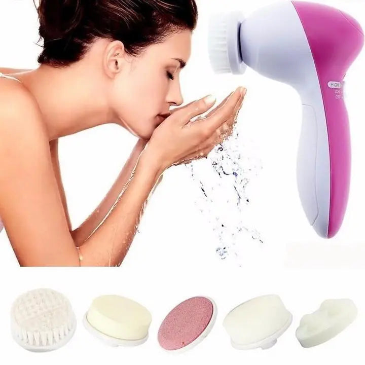 5 in 1 Electric Facial Cleansing Brush Set Health & Beauty-5