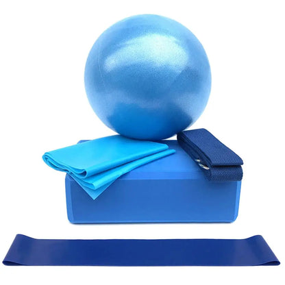 5-Piece Yoga Ball & Block Set Fitness-5